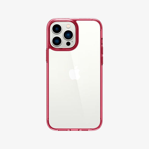 ACS03204 - iPhone 13 Pro Max Case Ultra Hybrid in crystal clear showing the back